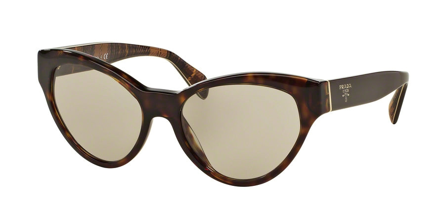 Prada PR08SS Cat Eye Sunglasses 2AU5J2-HAVANA 55-17-140 - Color Map havana