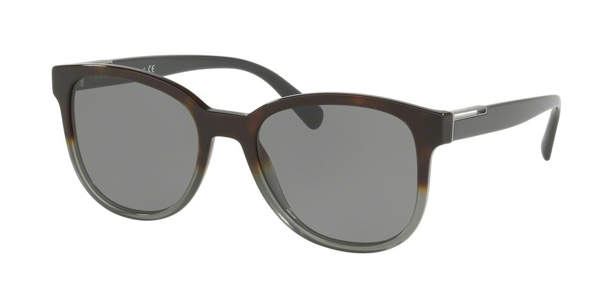 Prada HERITAGE PR08USF Square Sunglasses C7O9K1-HAVANA GRADIENT GREY 54-19-145 - Color Map grey