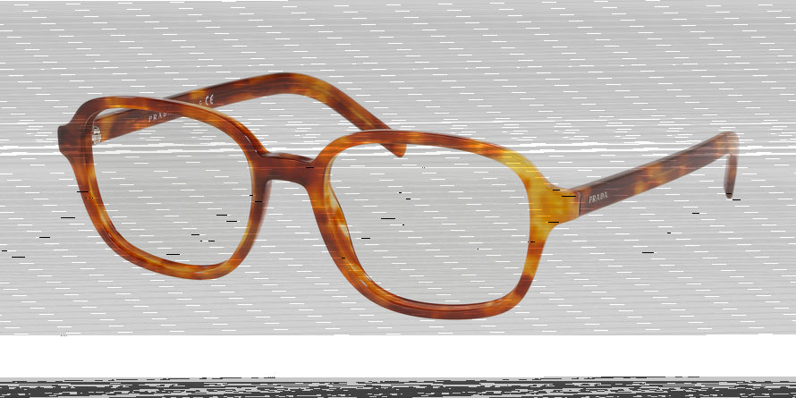 Prada CONCEPTUAL PR08XV Square Eyeglasses 4BW1O1-LIGHT HAVANA 54-19-145 - Color Map havana