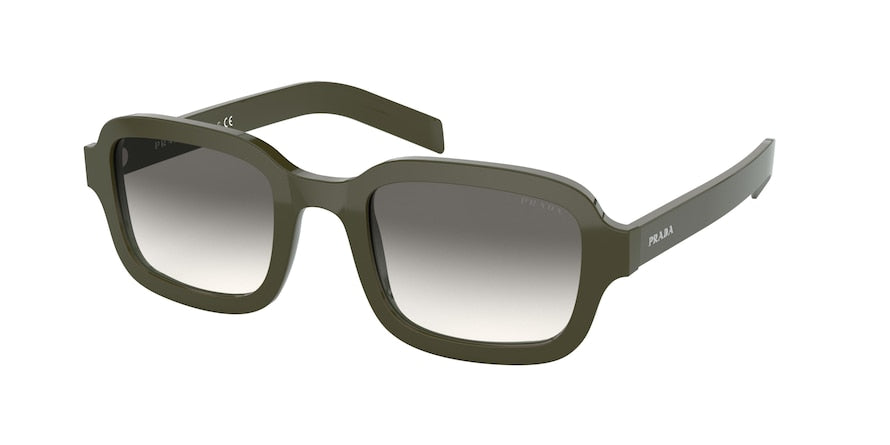 Prada PR11XSF Rectangle Sunglasses 540130-GREEN 51-21-145 - Color Map green