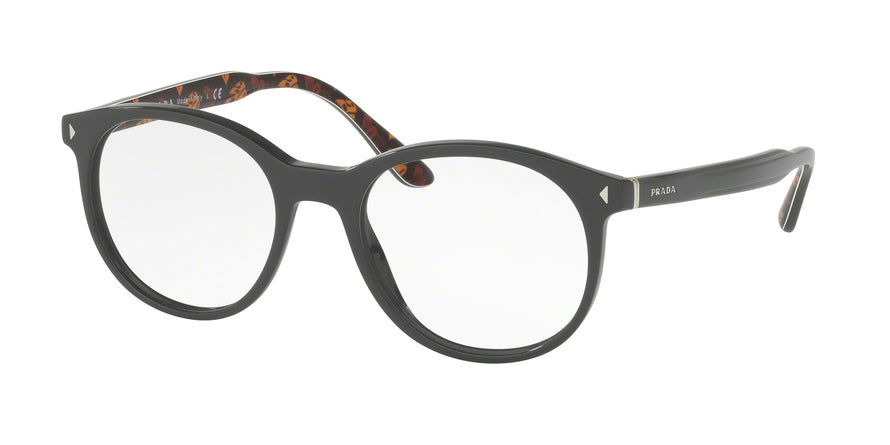 Prada PR14TV Oval Eyeglasses VAT1O1-GREY 52-19-145 - Color Map grey