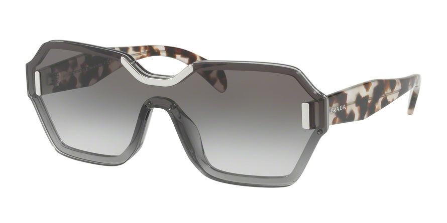 Prada PR15TS Square Sunglasses VIP0A7-LIGHT GREY 48-147-140 - Color Map brown