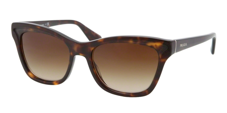 Prada PARALLEL UNIVERSES PR16PS Square Sunglasses  2AU6S1-HAVANA 54-18-140 - Color Map havana