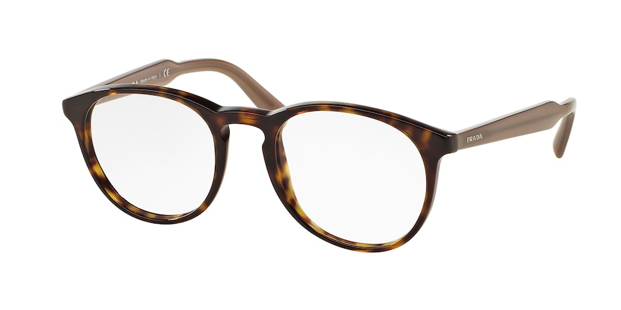 Prada PR19SV Phantos Eyeglasses 2AU1O1-HAVANA 50-20-140 - Color Map havana