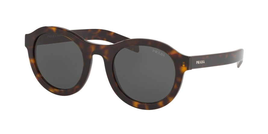 Prada CONCEPTUAL PR24VSF Round Sunglasses 2AU5S0-HAVANA 49-23-145 - Color Map havana