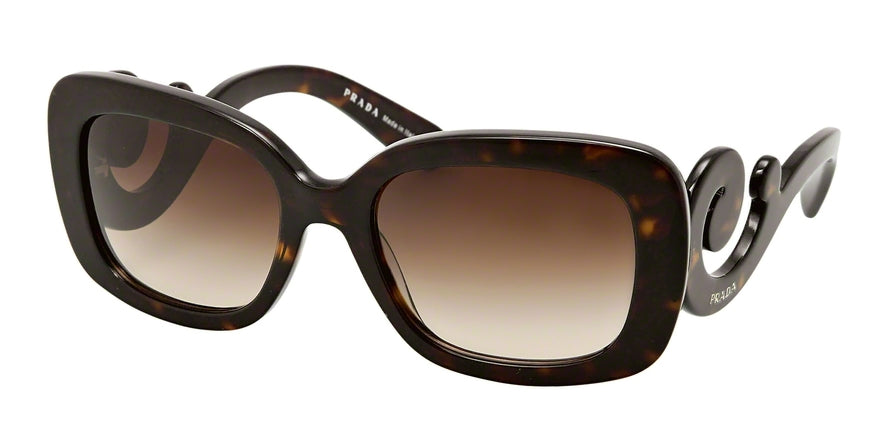 Prada MINIMAL BAROQUE PR27OS Rectangle Sunglasses 2AU6S1-HAVANA 54-19-135 - Color Map havana