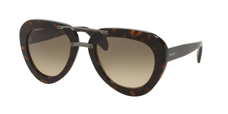 Prada PR28RS Pilot Sunglasses 2AU3D0-HAVANA 52-22-135 - Color Map havana