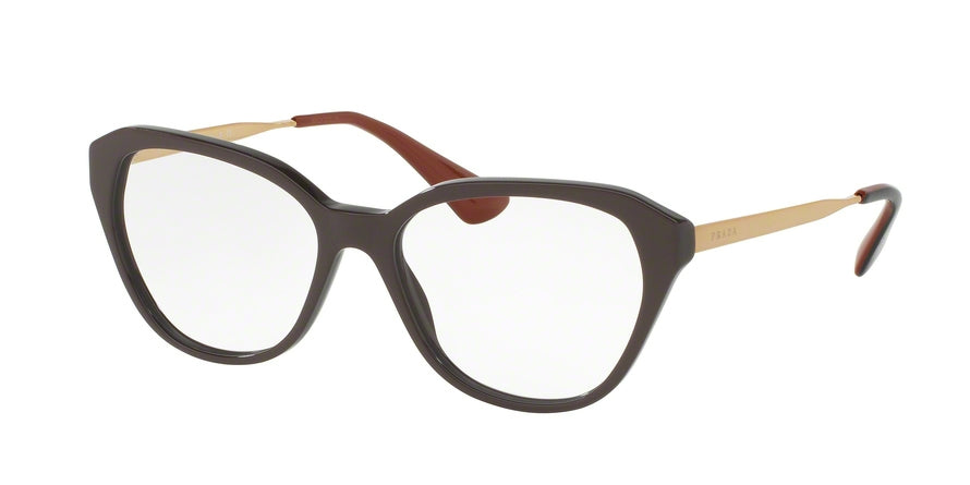 Prada CINEMA PR28SV Square Eyeglasses DHO1O1-BROWN 54-16-140 - Color Map brown