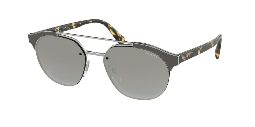 Prada CONCEPTUAL PR51VS Pillow Sunglasses 4135O0-GREY/SILVER 53-16-145 - Color Map grey