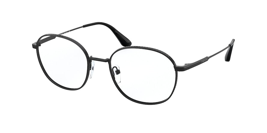 Prada PR53WV Phantos Eyeglasses 1AB1O1-BLACK 52-19-145 - Color Map black