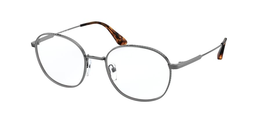 Prada PR53WV Phantos Eyeglasses 5AV1O1-GUNMETAL 52-19-145 - Color Map gunmetal