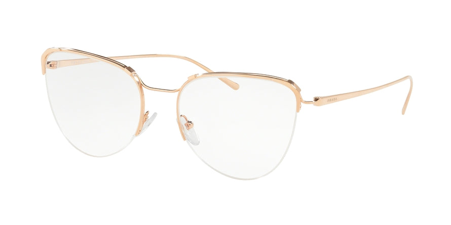 Prada PR60UV Phantos Eyeglasses  SVF1O1-PINK GOLD 53-19-140 - Color Map gold