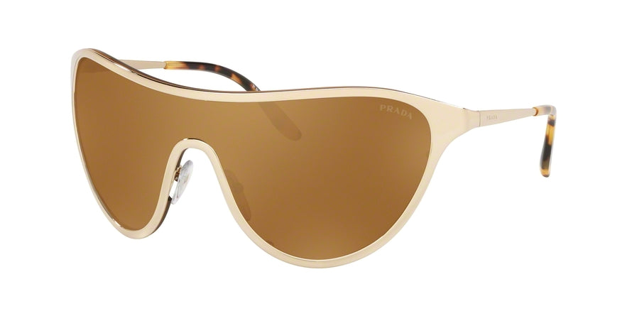 Prada CATWALK PR72VS Pilot Sunglasses ZVN711-PALE GOLD 33-133-120 - Color Map gold