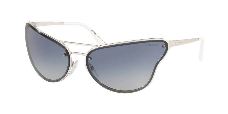 Prada CATWALK PR74VS Butterfly Sunglasses 1BC714-SILVER 69-16-120 - Color Map silver