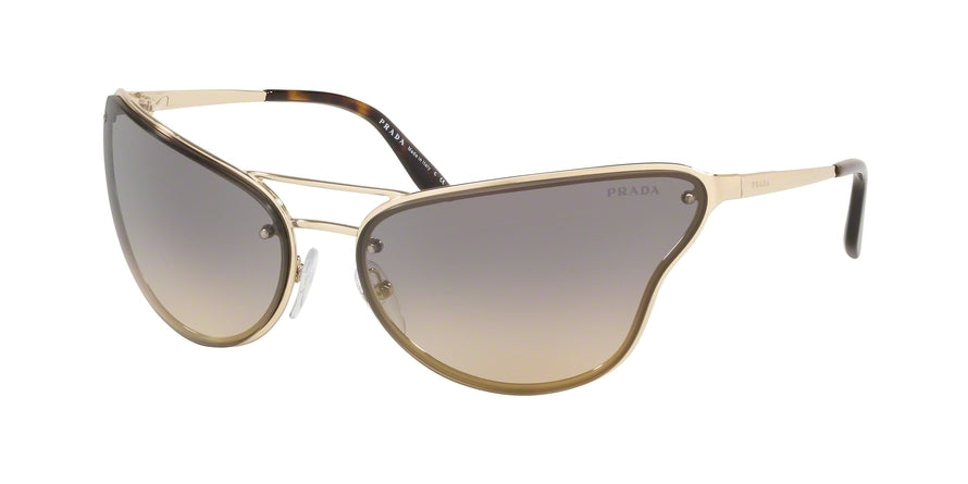 Prada CATWALK PR74VS Butterfly Sunglasses ZVN716-PALE GOLD 69-16-120 - Color Map gold