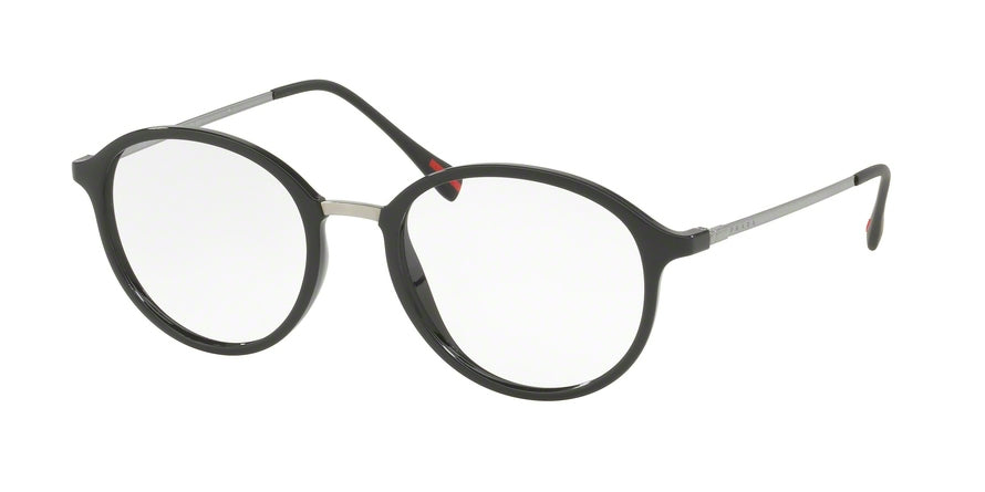 Prada Linea Rossa PS01IV Phantos Eyeglasses 1AB1O1-BLACK 53-19-140 - Color Map black