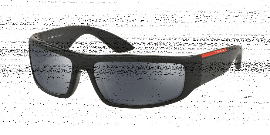 Prada Linea Rossa ACTIVE PS02US Rectangle Sunglasses  1BO5L0-BLACK 65-16-130 - Color Map black