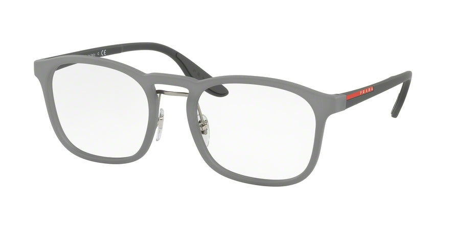 Prada Linea Rossa PS06HV Pillow Eyeglasses VHD1O1-OPAL GREY RUBBER 54-20-145 - Color Map grey