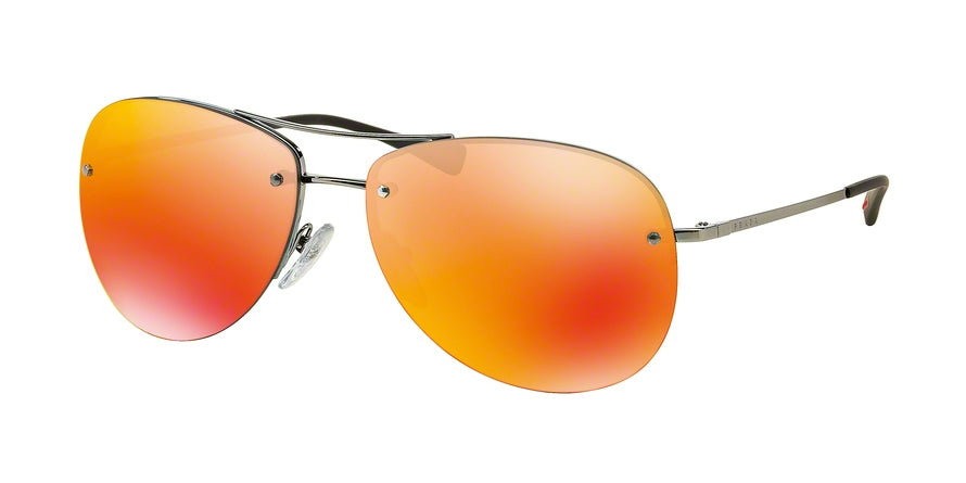Prada Linea Rossa LIFESTYLE PS50RS Pilot Sunglasses 5AV5M0-GUNMETAL 59-14-135 - Color Map gunmetal