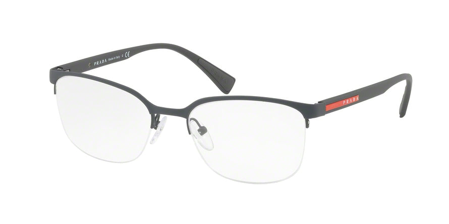 Prada Linea Rossa PS51IV Pillow Eyeglasses TFZ1O1-GREY RUBBER 53-18-140 - Color Map grey