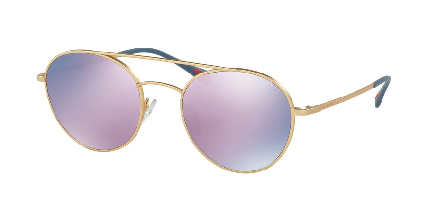 Prada Linea Rossa LIFESTYLE PS51SS Phantos Sunglasses 1BK5T0-MATTE GOLD 54-20-140 - Color Map gold