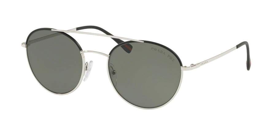 Prada Linea Rossa LIFESTYLE PS51SS Phantos Sunglasses GAQ5X1-SILVER/BLACK 54-20-140 - Color Map silver