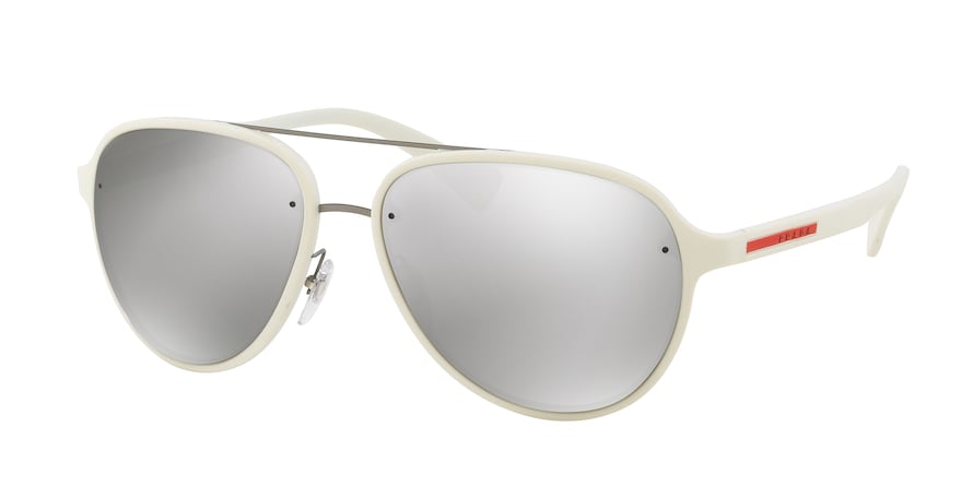 Prada Linea Rossa PS52SS Pilot Sunglasses  TWK2B0-WHITE 58-16-140 - Color Map white