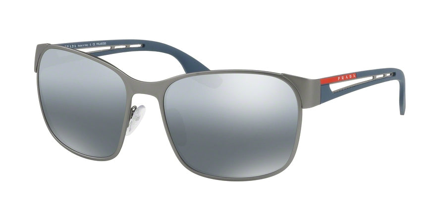 Prada Linea Rossa ACTIVE PS52TS Pillow Sunglasses DG12F2-GUNMETAL RUBBER 59-17-140 - Color Map gunmetal