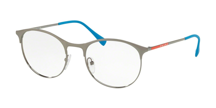 Prada Linea Rossa LIFESTYLE PS53IV Phantos Eyeglasses 7CQ1O1-TOP MATTE GUNMETAL/GUNMETAL 52-19-145 - Color Map gunmetal