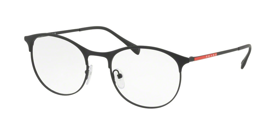 Prada Linea Rossa LIFESTYLE PS53IV Phantos Eyeglasses DG01O1-BLACK RUBBER 52-19-145 - Color Map black