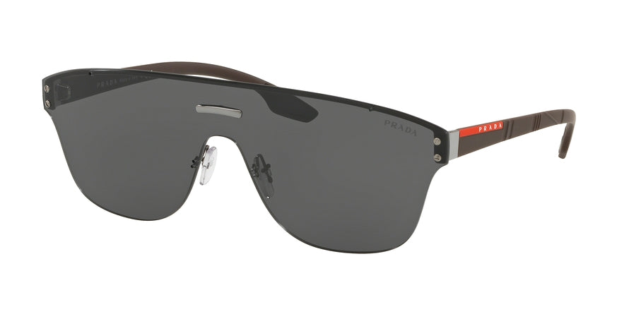 Prada Linea Rossa LIFESTYLE PS57TS Irregular Sunglasses 5S05S0-GUNMETAL 43-143-145 - Color Map black
