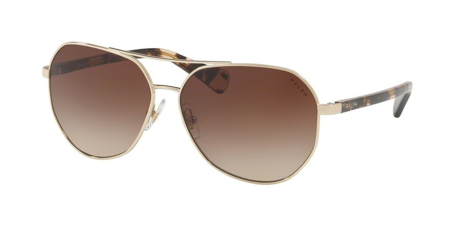 Ralph RA4123 Pilot Sunglasses  324613-LIGHT GOLD 59-12-135 - Color Map gold