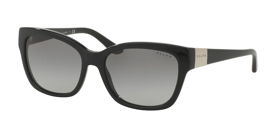 Ralph RA5208 Square Sunglasses  137711-BLACK 55-17-135 - Color Map black