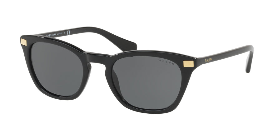 Ralph RA5236 Rectangle Sunglasses  137787-BLACK 51-21-140 - Color Map black