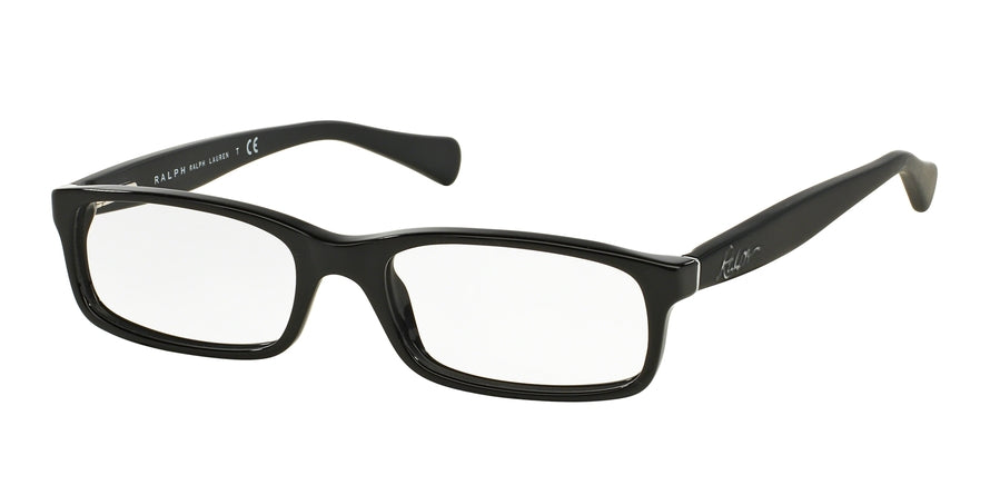 Ralph RA7060 Pillow Eyeglasses  1377-BLACK 52-17-135 - Color Map black