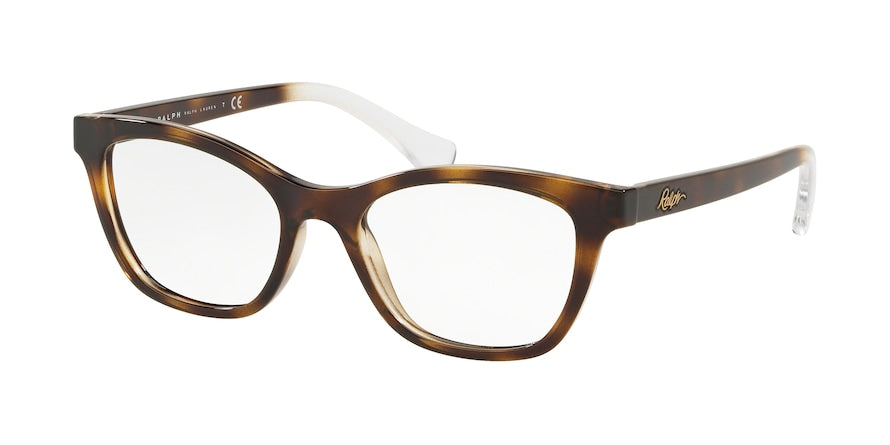 Ralph RA7101 Butterfly Eyeglasses  5003-DARK HAVANA CRYSTAL 51-18-140 - Color Map havana