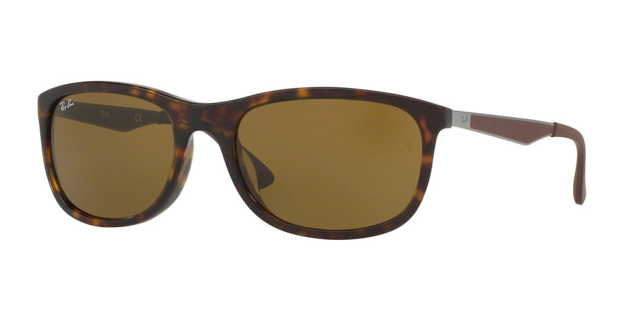 Ray-Ban RB4267F Square Sunglasses 902/73-HAVANA 59-19-140 - Color Map havana