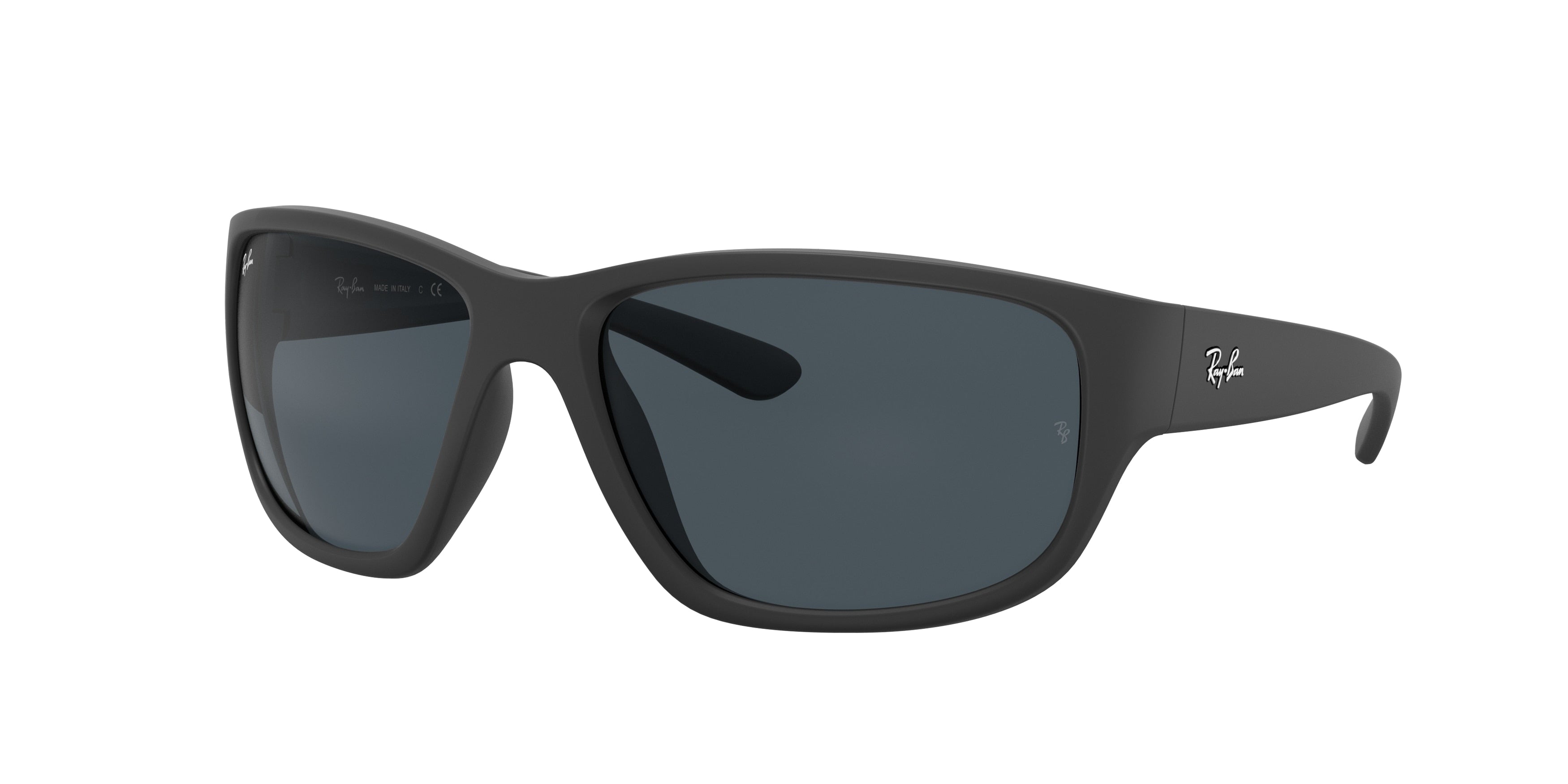 Ray-Ban RB4300 Square Sunglasses 601SR5-Black 62-130-18 - Color Map Black