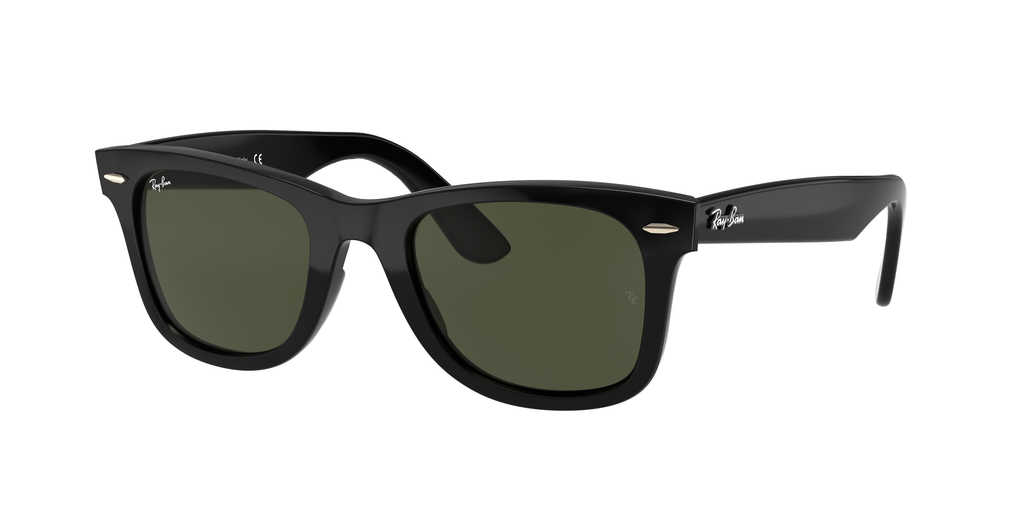 Ray-Ban WAYFARER EASE RB4340 Square Sunglasses  601-Black 50-150-22 - Color Map Black