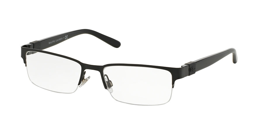 Ralph Lauren RL5090 Rectangle Eyeglasses  9003-BLACK 54-18-145 - Color Map black