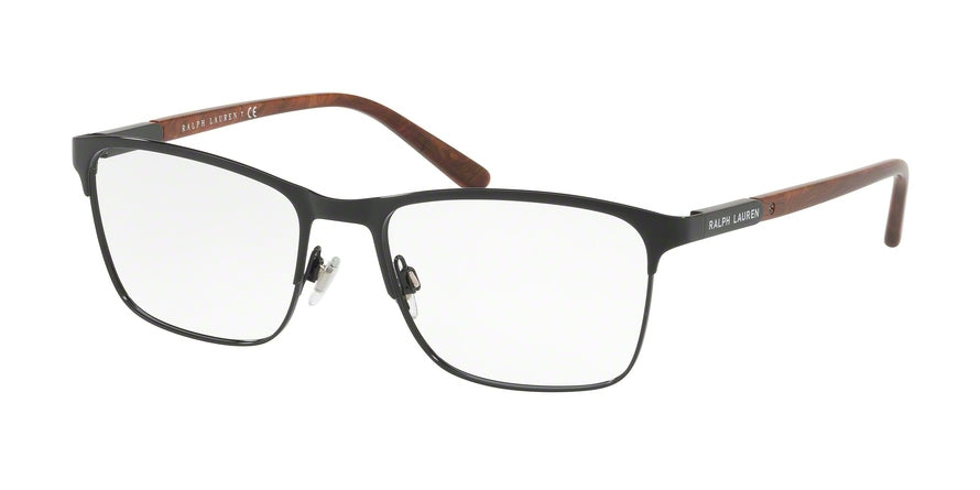 Ralph Lauren RL5100 Square Eyeglasses  9003-BLACK 53-18-145 - Color Map black