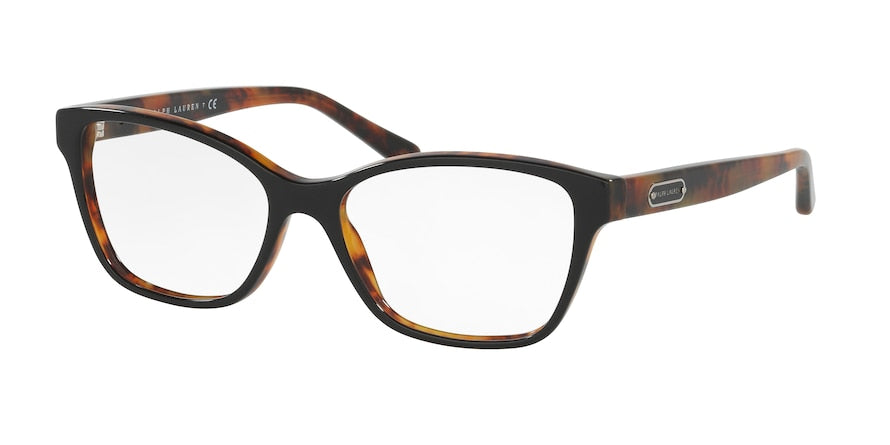 Ralph Lauren RL6129 Cat Eye Eyeglasses 5260-BLACK/HAVANA 52-16-140 - Color Map red