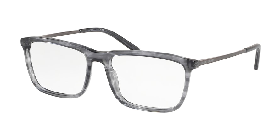 Ralph Lauren RL6190 Pillow Eyeglasses 5769-STRIPPED GREY 56-17-145 - Color Map grey