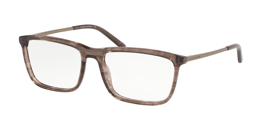 Ralph Lauren RL6190 Pillow Eyeglasses 5770-STRIPPED BROWN 56-17-145 - Color Map brown