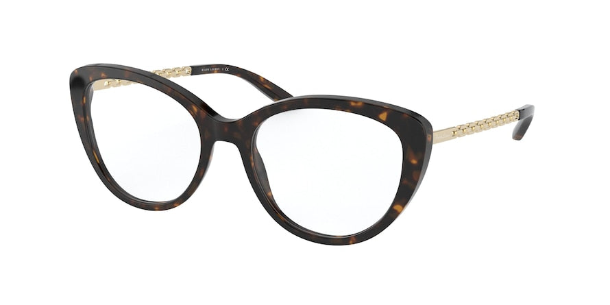 Ralph Lauren RL6199 Butterfly Eyeglasses  5003-DARK HAVANA 53-18-140 - Color Map havana