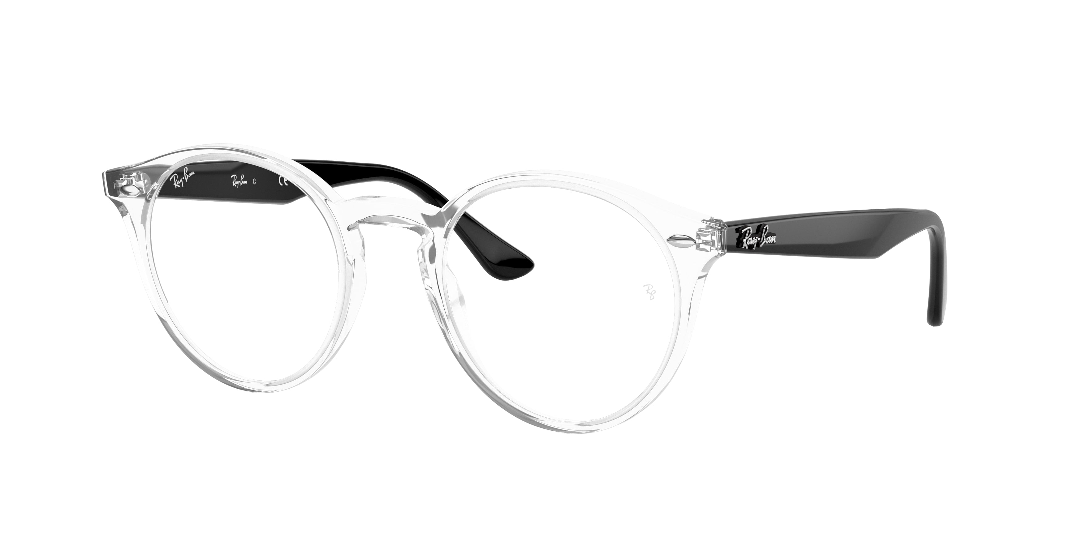 Ray-Ban Optical RX2180V Phantos Eyeglasses  5943-Transparent 49-145-21 - Color Map Transparent