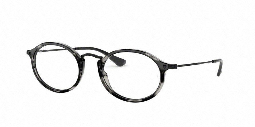 Ray-Ban Optical RX2547V Oval Eyeglasses 5833-HAVANA GREY 53-21-145 - Color Map havana