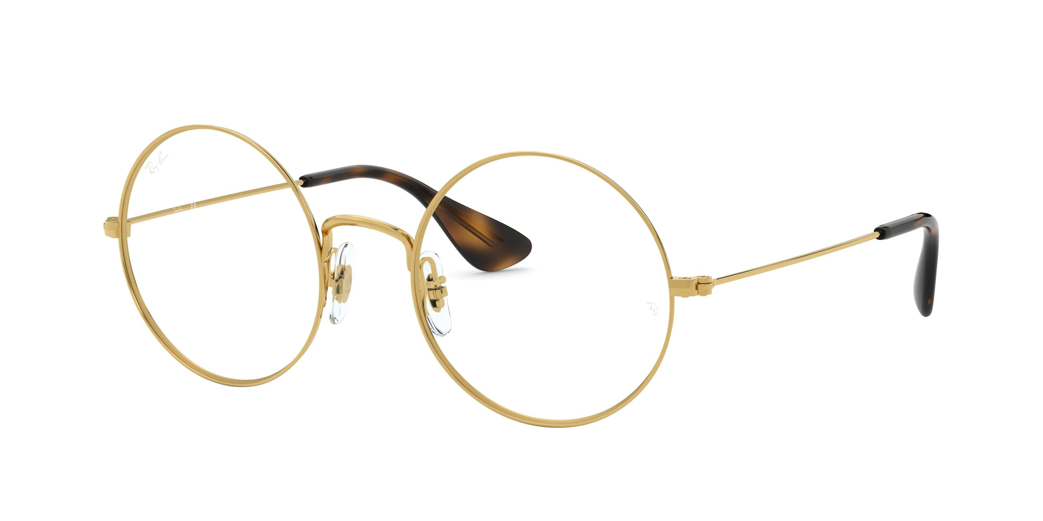 Ray-Ban Optical JA-JO RX6392 Round Eyeglasses  2969-Gold 50-145-20 - Color Map Gold