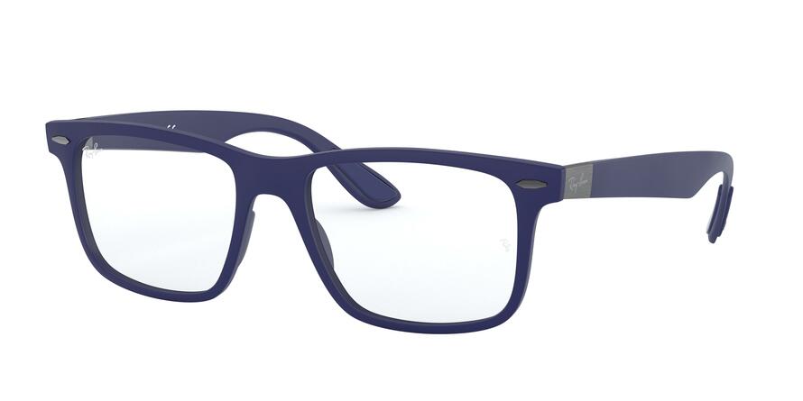 Ray-Ban Optical RX7165 Square Eyeglasses 5207-SAND BLUE 54-18-150 - Color Map blue
