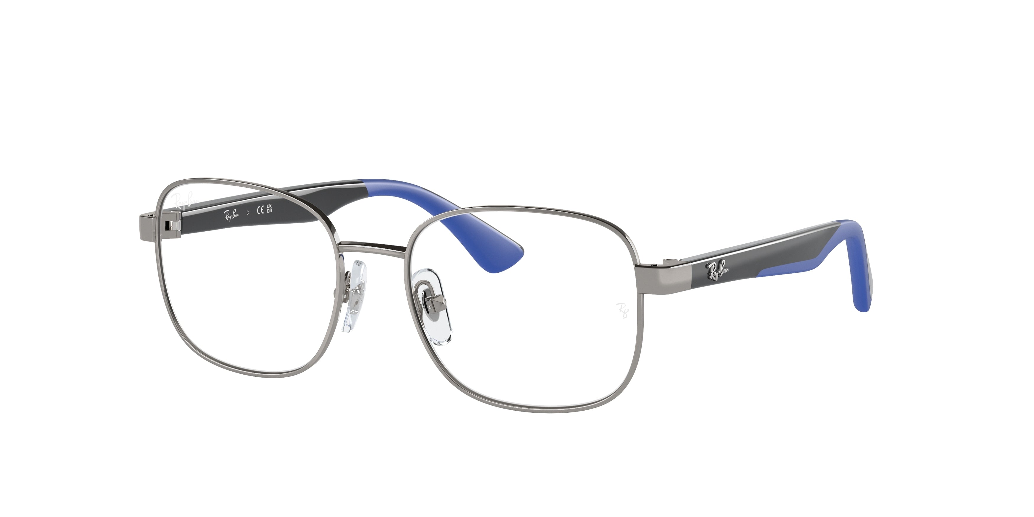 Ray-Ban Junior Vista RY1059 Square Eyeglasses 4008-Gunmetal 49-135-16 - Color Map Grey